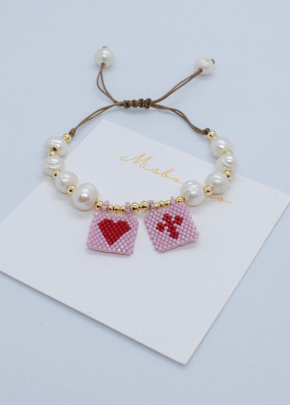 scapular charm bracelet