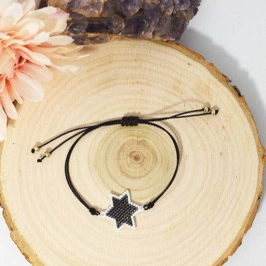 Black star bracelet