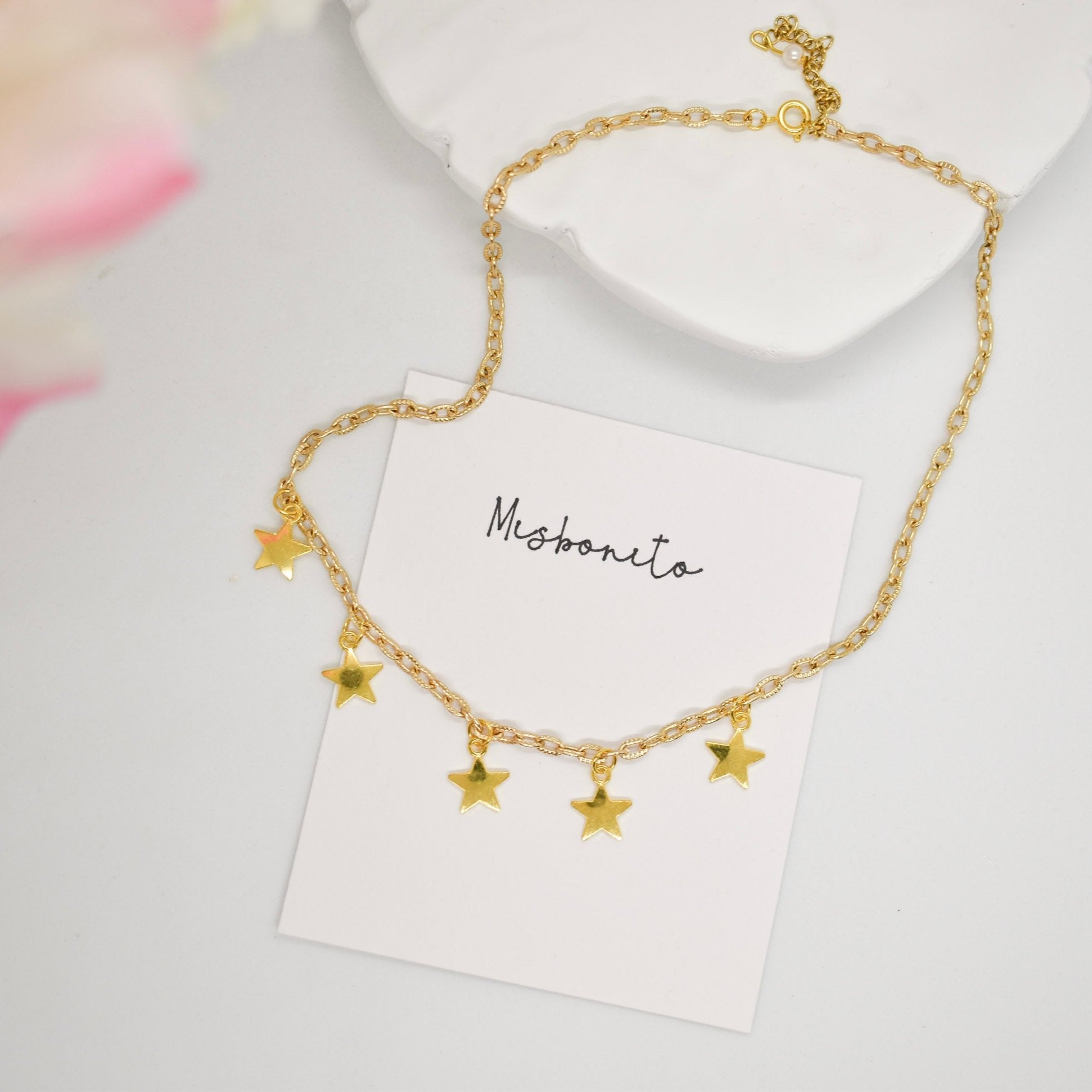 stars chain necklace