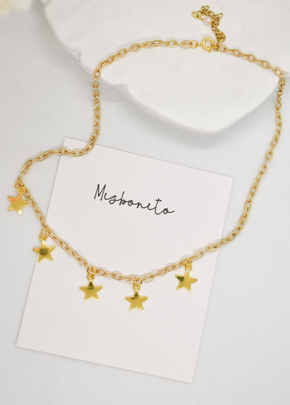 stars chain necklace