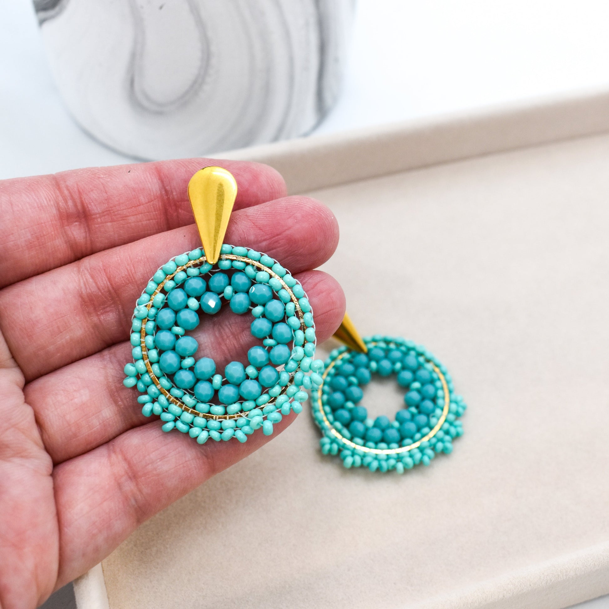 Turquoise earrings