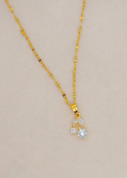 white cherry necklaces
