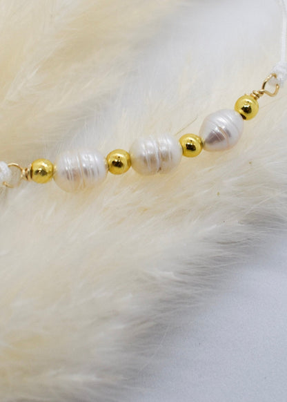 wirewrapped pearls bracelets