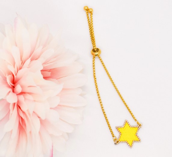 Yellow star bracelet