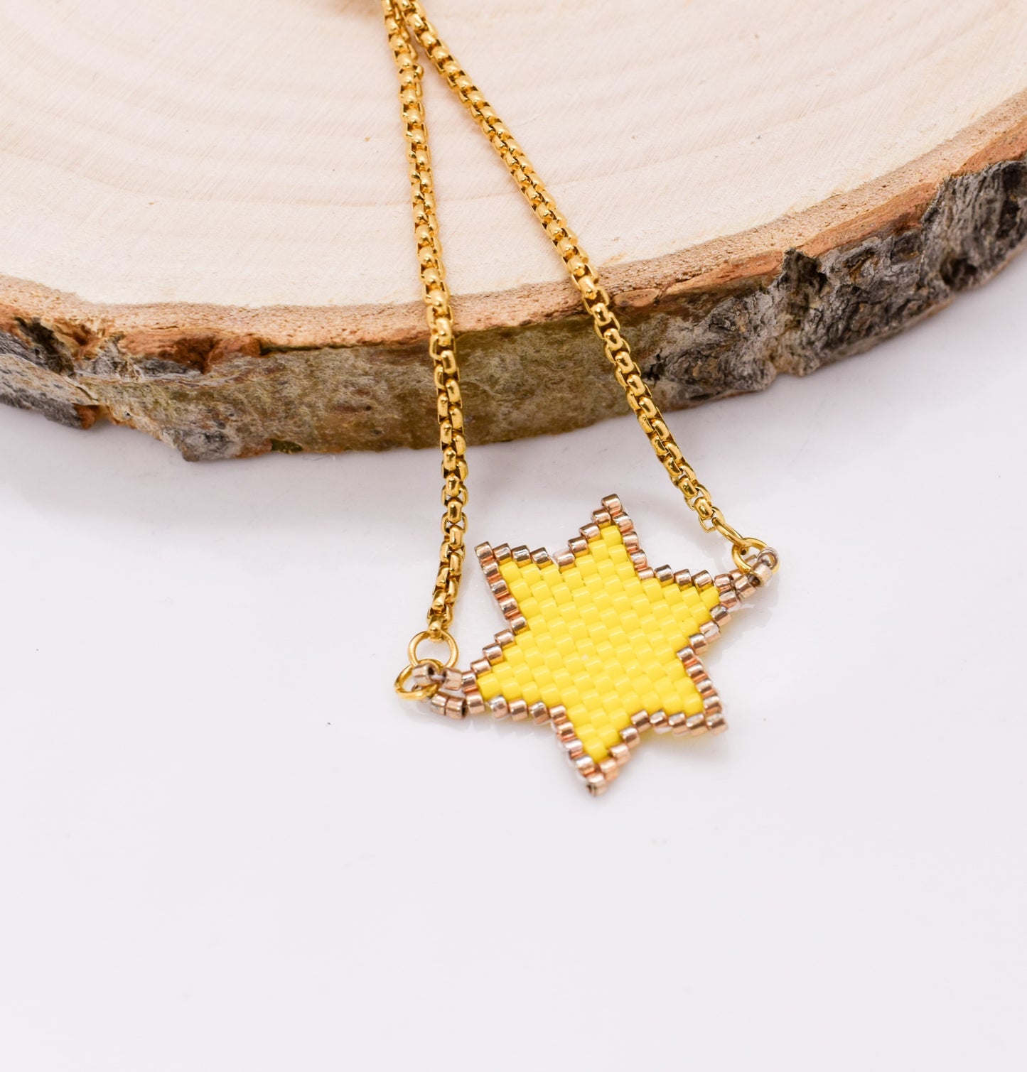 Yellow star bracelet