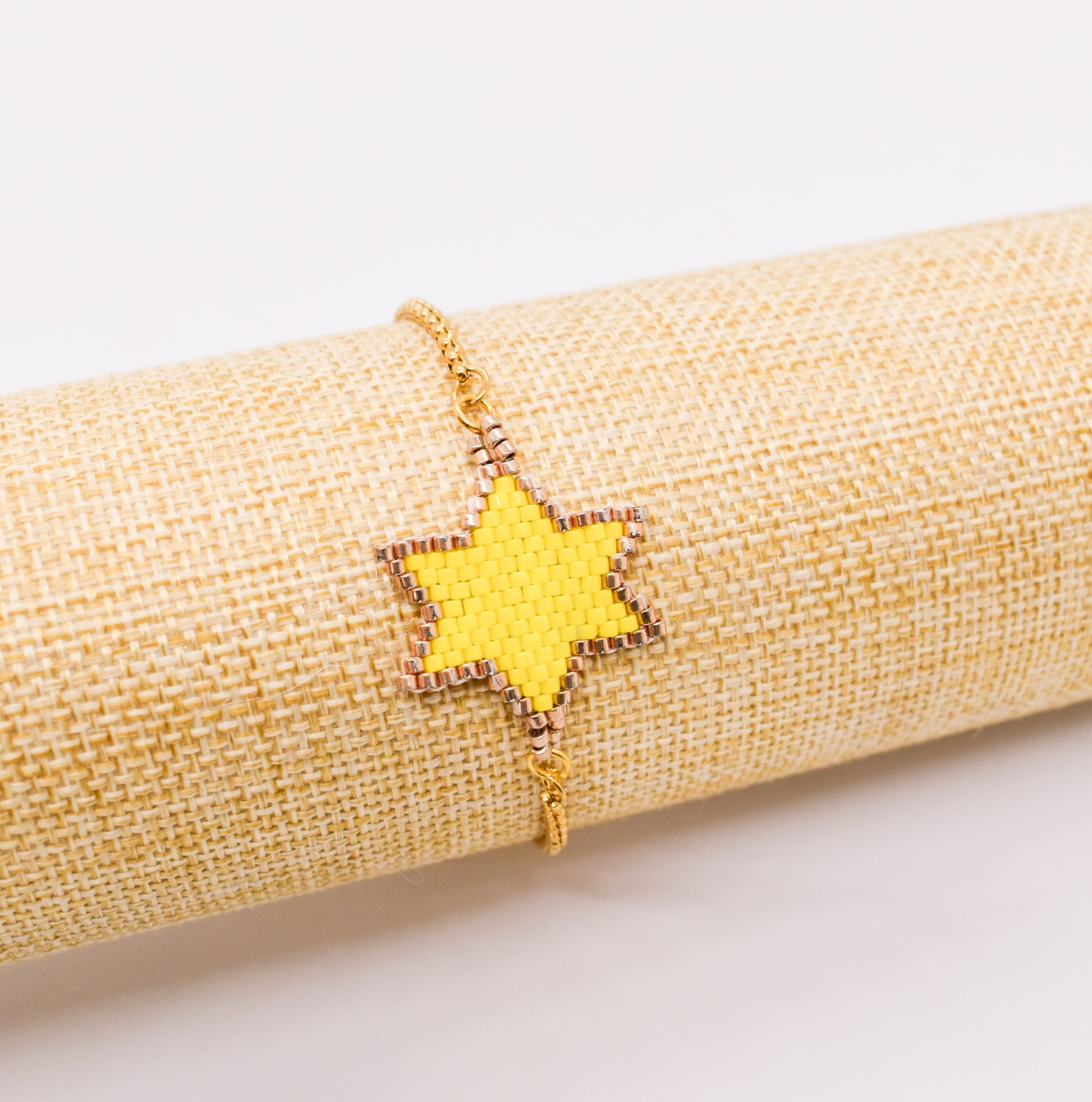 Yellow star bracelet